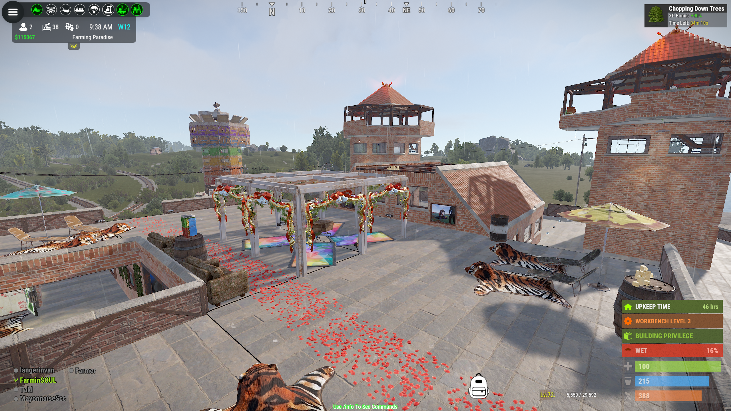 Player base on Farming Paradise